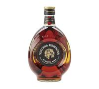 CG94 - Confezione con SET di 6 Bottiglie - Vecchia Romagna 70 tichetta Nera, Brandy con Doppio Invecchiamento, 38% Vol., Gusto Elegante con Note di Vaniglia + OMAGGIO BICCHIERE SHOTTINO