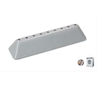 CG94 - Trascinatore Cestello Lavatrice Compatibile con Codice 00669833 | Plastica Alta Qualità, Triangolare | Solleva Biancheria, Ottimizza Lavaggio, 210x54mm, Grigio Chiaro