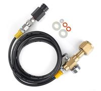 CGA320, adattatore di ricarica per serbatoio cilindrico, tubo a connessione rapida, kit di ricarica microbore da 6 mm per gonfiatore ad alta pressione SodaStream