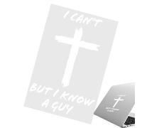 CGACCSD Adesivi Cristiani per Auto - Accessori Decorazione Veicoli Croce per Chiodi - Decalcomanie per Paraurti - per Computer Portatile Parete Notebook Specchio Automobile Camion