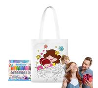 CGACCSD Borse non stampate - Borsa Da Colorare E Disegno | Artigianato Educativo D'arte Per La Festa Della Mamma Con Attività Di Apprendimento Per Bambini Di 3 Anni A Casa Asilo, Stile 6, Consulte la