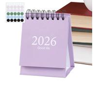 CGACCSD Calendario Per La Scrivania,Da Gennaio 2026 A Luglio 2027 Pianificatore | Calendario in piedi per desktop | Per lavoro, studio, workstation, dormitorio, biblioteca, sala riunioni