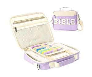 CGACCSD Custodia protettiva biblica per donne, grande capacità, organizer per libri biblici, per pastori di chiesa, studenti di teologia, preghiera, viaggio missionario, devozione personale