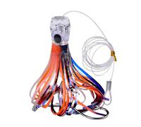 CGACCSD Esche a traina, esche profonde di polipo per traina, esche realistiche per pesce persico in acqua per i denti notturni e il kayak