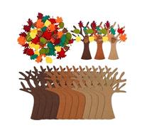 CGACCSD Feltro per bambini, festa del Ringraziamento, foglie d'acero, decorazione autunnale, set fai da te in feltro, per bambini, adulti, principianti, casa, aula, ufficio, porta, parete, autunno