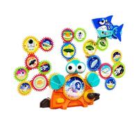 CGACCSD Kit di costruzione con ingranaggi per bambini - Giochi educativi e attività educative - Giocattoli educativi - Mattoncini da costruzione, per ragazze e feste di compleanno a casa prescolare