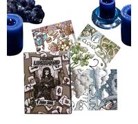CGACCSD Mazzo Di Tarocchi Per Principianti - 42 Carte Oracle Con Guida | Mazzo Oracle Portatile Intrattenimento Strumento Divinazione per Donne Casa Viaggio Libero