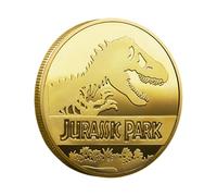 CGACCSD Moneta Rara Per Collezionisti | Moneta da Collezione Dinosauro Dorato | Pezzo In Metallo Doppia Faccia Per Numismatici Per Adulti Per Laurea Compleanno