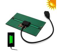 CGACCSD Pannello Solare USB | Pannello Di Ricarica Solare 300mA Per Campeggio,Ricarica per Telefono Fotocamera su Balcone Giardino Terrazzo Trekking