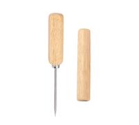 CGACCSD Pickel con Copertura | Legno Maniglia in Acciaio Pialla - Pickel con Copertura di Sicurezza per Bar Frigorifero Cucina Cocktail