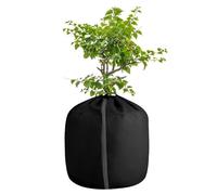 CGACCSD Protezioni per albero in vaso giardino esterno con clip regolabili, anti-gelo, tessuto impermeabile e traspirante riutilizzabile, 45x50cm nero, Se référer au descriptif