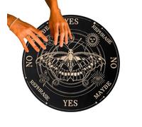 CGACCSD Tavola a pendolo per divinazione e oracolo - Tavola decorativa in legno con lettere e lancette per messaggi, gioco da tavolo Ouija per principianti e amici