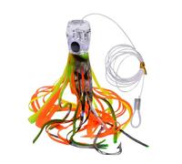 CGACCSD Troll Esca per pescatori | Simulato Calamari Persico Esca,Realistico Pesca Di Mare Esca Da Nuoto Per Trote Kayak Notte Pesca A Mosca Padre Gli appassionati Crappie