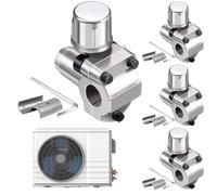 CGACCSD Valvola Perforante per Frigorifero,Kit Per Valvola Di Piercing Bullet Per Rubinetto | Kit Per Idraulica HVAC Climatizzatori Frigo Casa Cucina