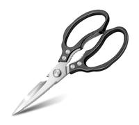 CGBE Forbici da Cucina in Acciaio Inossidabile, Forbice Cucina Resistenti Affilate, Forbici Trinciapollo Professionale Multiuso per Pollame, Pollo, Pesce, Carne, Verdure, Erbe