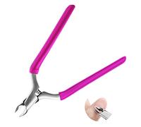 CGBE Tronchesino Cuticole, Taglia Cuticole Professionale in Acciaio Inossidabile, Pinza per Cuticole con Impugnatura Antiscivolo per Rimuovere Pelle Morta e Cuticole