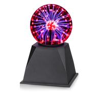 CGBOOM Sfera al plasma, magica, 4 pollici, lampada al plasma, sensibile al tocco e al rumore, regalo giocattolo per ragazzi e ragazze, sfera elettrostatica per feste, decorazioni