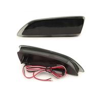 CGBWMB 1 Coppia per Toyota per Corolla 2011 2012 Lente Rossa Avvertimento Parcheggio Lampada Auto LED Paraurti Posteriore Riflettore Luce Fanale Posteriore dell'auto(Nero)