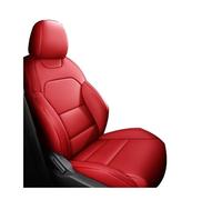 CGBWMB Coprisedili Macchina Per Fiat Per Argo Per Freemont Per Grande Per Punto 500X Per Bravo Toro PU Coprisedili per auto Accessori per interni(1 Piece Red)