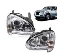 CGBWMB Fari Anteriori Auto Per Great Per Wall Per Wingle 3 2006 2007 2008 2011 Tipo Manuale/Luce Frontale Elettrica Luci Per Auto 2X Paraurti Anteriore Faro Anteriore Faro Anteriore(Manuale)