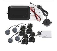 CGBWMB Sensore Parcheggio Kit Kit Sensore di Parcheggio per Auto con Cicalino, Radar di Backup, Indicatore di Avviso Sonoro, Sonda, 4 Sensori, 22 Mm, 12 V Auto Sensori di Parcheggio(Grey)