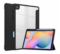 CGCSYZ Case for Samsung Galaxy Tab A8 10.5 inch (SM-X200/X205) 2021 Tablet with S Pen Holder, Multi-Angle Viewing Acrylic Back Cover with Pocket Auto Wake/Sleep,Green (Black)