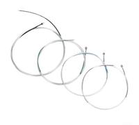 CGDA - Set di corde per violoncello tedesco con anima in acciaio argentato per violoncelli 4/4 e 3/4, con busta