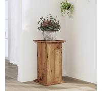 cgdTUxdh portavasi, Supporto for Piante Portafiori Base for Vaso in Legno Vecchio 33x33x60 Cm Engineered