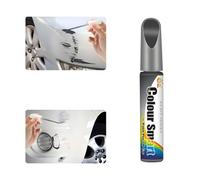 CGEAMDY 1Pc/12ml Penna per Ritocco Auto, Penna Ritocco Carrozzeria, Pennarello Universale Impermeabile, Pennarello per Ritocchi Ruote Auto, per Graffi Auto, Moto, Biciclette, Cerchi in Lega (Grigio)