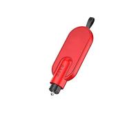 CGEAMDY 2 in 1 Taglia Cinture di Sicurezza e Rompivetro, Martello di Sicurezza per Auto, Anello Portachiavi Rompivetro, Strumento Portachiavi per Fuga di Emergenza per Il Salvataggio in Auto (Rosso)