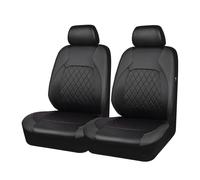 CGEAMDY 2 Pezzi Coprisedili Auto Set Completo, Coprisedili Anteriori per Auto Con Copripoggiatesta, coprisedili auto Coppia Universale Anteriore Impermeabile Pelle PU, Accessori per Sedili Dell'auto