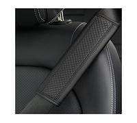 CGEAMDY 2 Pezzi Imbottitura per Cintura di Sicurezza con Velcro, Nero | Imbottitura Morbida, Riduce la Pressione Sulla Spalla, Chiusura Facile con Velcro, per Adulti e Bambini, Accessori Auto