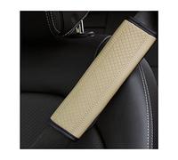 CGEAMDY 2 Pezzi Imbottitura per Cintura di Sicurezza, Protezione per Cintura di Sicurezza, Cuscino Cintura Sicurezza Ideale Come Cuscino Supporto per la Testa per Adulti e Bambini (Beige)