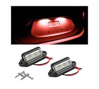 CGEAMDY 2 Pezzi LED Luci Targa per Auto Posteriore 6000k, Lampada Targa Compatibile per Golf, Illuminazione a LED per Rimorchi, Camper, Camion, Roulotte e Barche (Rosso)