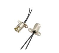 CGEAMDY 2 Pezzi Portalampada Adattatore Cablaggio Adattatore per Auto, LED Lampadina Auto Freno Lampada Estensione Filo Zoccolo Titolare Connettore, Adattatore Cablaggio per Luce Del Freno(BA15D)