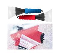 CGEAMDY 2 Pezzi Raschia Ghiaccio Parabrezza-Ghiaccio-Auto, Auto Portatile Parabrezza Raschietto, Raschiaghiaccio Antiscivolo Parabrezza Auto, Raschiaghiaccio Ghiaccio Auto Parabrezza Morbida