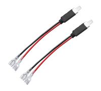 CGEAMDY 2PCS Macchina H1 Cablaggio di Conversione con Portacavo, Automobile Adattatore Presa Connettore Sostituzione LED Fendinebbia Lampadina, Cavi Accessori Conversione, per Auto Camion Camper
