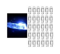 CGEAMDY 30 PCS T10 Lampadina a LED Super Bright 168 194 LED Light, Luce Portiera Auto 2W per Trunk Cargo Lights, Auto Lampadina Interna, Luci Di Cortesia Angolo Laterale Indicatori LED (Blu)