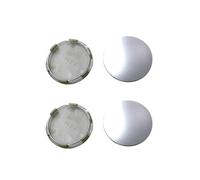 CGEAMDY 4 Pezzi Coprimozzi Universali, Coprimozzo Centro Ruota Pneumatici Auto, ABS Auto Ruote Centro Cerchi Tappi Mozzo, Cerchi Mozzi Ruota Tappi Centro Ruota(Argento opaco perlato)