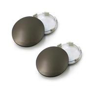 CGEAMDY 4 Pezzi Coprimozzi Universali, Coprimozzo Centro Ruota Pneumatici Auto, ABS Auto Ruote Centro Cerchi Tappi Mozzo, Cerchi Mozzi Ruota Tappi Centro Ruota Accessori(Bronzo scuro)