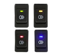 CGEAMDY 4 Pezzi Interruttore a Bilanciere SPST a 2 Pin con Cablaggio, Posizioni Mini Interruttore a Levetta per Elettrodomestici Auto, 4 Poli ON/OFF Indicatori Luminosi LED Interruttore Levetta