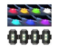 CGEAMDY 4 Pezzi Luce Stroboscopica per Droni, Luci Anti Collisione per Moto, Mini Droni Luce Lampeggiante, Accessori Strobe Drone Light Decorazione Universale per Droni Motos ATV Biciclettes