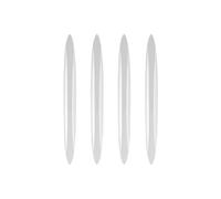 CGEAMDY 4 Pezzi Protezioni per Portiere Auto, Universal Anteriore Posteriore Angolo Paraurti Guardia Protector, Autoadesiva Paracolpi Portiere Auto Para Specchietto Retrovisore(Trasparente)