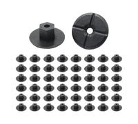 CGEAMDY 50 Pezzi Fermagli per Fissaggio Automatico, Auto Clip Rivetto Di Montaggio Dell'automobile Paraurti, Universale Automobile Rivetti in Plastica per Auto,Camion,Motocicli,Autobus E Treni