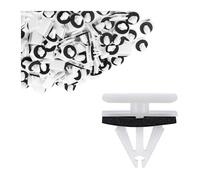 CGEAMDY 50 Pezzi Lato Trim Clip, Clip Per Rivestimento Auto, Gonna Laterale Trim Davanzale Clips, Plastica Gonna Laterale, Clip Per Auto Davanzale Della Porta Pannello, Guarnizione In Spugna