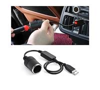 CGEAMDY Accendisigari USB A 12V, Cavo per Presa Auto 5V Femmina, Adattatore Convertitore
