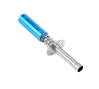 CGEAMDY Accenditore per Auto Rc, Candeletta Accensione Motore in Alluminio, Accenditore per Avviamento Con Candela a Incandescenza Elettronica, Per Motori a Metanolo E Barche a Olio(Blu)