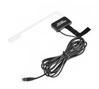 CGEAMDY Antenna Attiva DAB+ per Parabrezza, Antenna per Radio Digitale DAB+, DAB Auto Interna Antenna Parabrezza Con Cavo Di Prolunga Da 3 Metri, Per Tutti I Dispositivi Con Attacchi SMB Autoradio