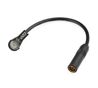 CGEAMDY Auto AM FM Antenna Adattatore, DIN ISO Adattatore Antenna Radio, Adattatore Spina Antenna ISO DIN, per Radio FM Autoradio Sintonizzatore TV CD/DVD, Adatto Veicoli Fuoristrada e Camion