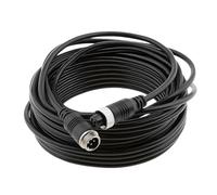 CGEAMDY Auto Video Prolunga Cavo, Cavo Prolunga per Dash Cam, 4 Pin 12V-24V Shield Cavo Alimentazione, Impermeabile e Antiurto per Autobus, Camion, Retrovisione, Telecamera Posteriore, Veicolo